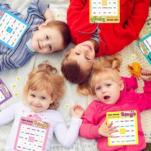WANGING LAND SIVE WORD Bingo Game Kids Adults Dolch's & Fry's Words Lists Bingo Lists for pred K to 3rd Games Educational Games stiving stivities supplies supplies in Saudi Arabia