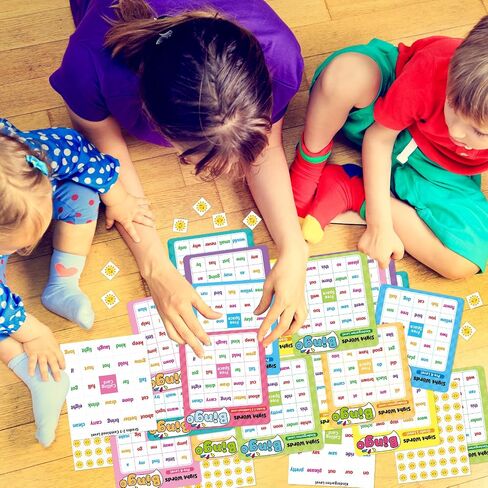 WANGING LAND SIVE WORD Bingo Game Kids Adults Dolch's & Fry's Words Lists Bingo Lists for pred K to 3rd Games Educational Games stiving stivities supplies supplies in Saudi Arabia