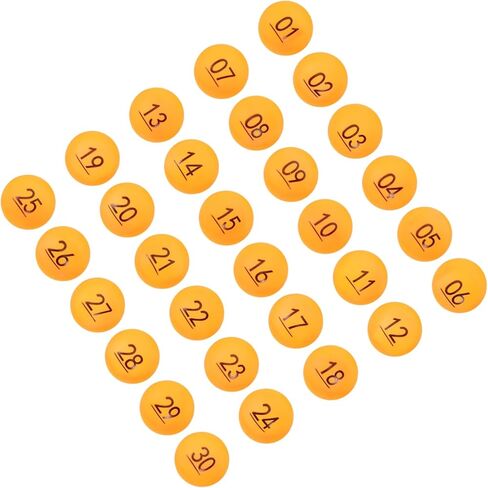 Lifkome 30PCS مرقمة كرات يانصيب كرات اليانصيب لألعاب الأنشطة الترفيهية وجوائز السحب (1-30) in Saudi Arabia