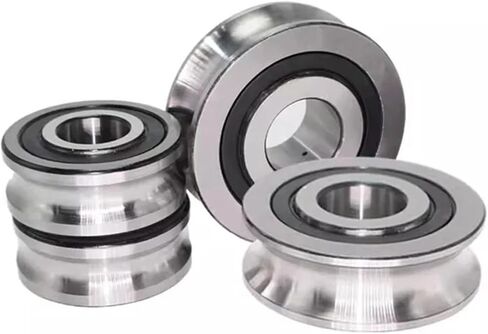 10pcs تقويم عجلة مختلطة على خط مع الأخدود تحمل v 6201 12x32x10mm بكرة U نوع الأخدود (V6201-3-1) in Saudi Arabia