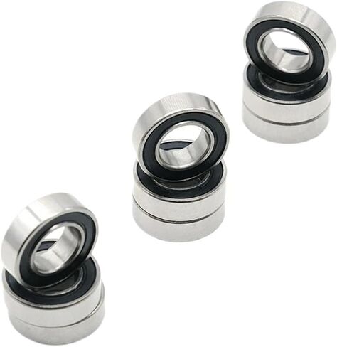10PCS ABEC-7 628RS 8x24X8 mm Miniature Double Rubber Seal Deep Groove Ball Bearing in Saudi Arabia