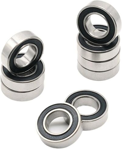 10PCS ABEC-7 628RS 8x24X8 mm Miniature Double Rubber Seal Deep Groove Ball Bearing in Saudi Arabia