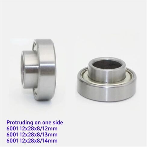 4pcs غير قياسي تحمل 6001 قطر داخلي بارز محمل 12 * 28 * 8 * 13 12 * 28 * 8 * 14 12 * 28 * 8 * 19 (12x28x8-14) in Kuwait