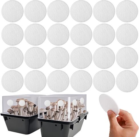 24pcs 2.5 بوصة أقراص مرشح لاصق أحادي ، وسادات الفطر سميكة سميكة الفطر in Saudi Arabia