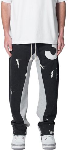 mnml Men's 3 Patch Contrast Sweatpants in Saudi Arabia