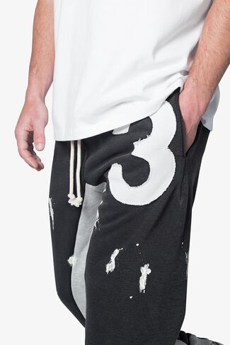 mnml Men's 3 Patch Contrast Sweatpants in Saudi Arabia
