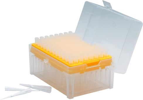 Racked Filter Tips, 100µl - 96 Tips - Graduated - Hydrophobic, Polyethylene Filtered Tips - Sterile, Autoclavable - Eisco Labs in Saudi Arabia