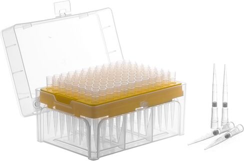 Racked Filter Tips, 100µl - 96 Tips - Graduated - Hydrophobic, Polyethylene Filtered Tips - Sterile, Autoclavable - Eisco Labs in Saudi Arabia