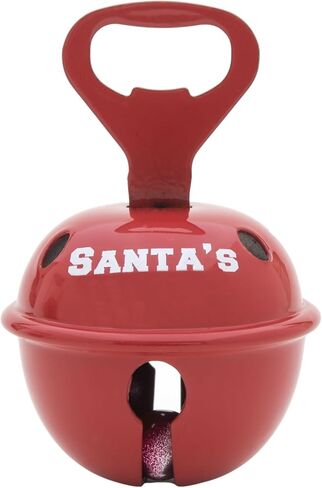 Bevin Bells Believe Sleigh Bells Ornament (3-Pack) | 1.5" Made of Steel | Hanging Bells with a Red Satin Believe Ribbon | Great Tone | Xmas Gift or Stocking Stuffer | Made in The USA in Kuwait
