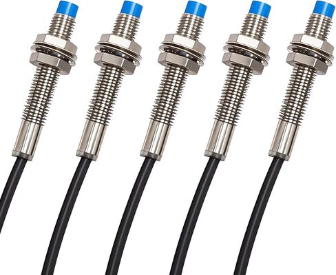 5Pcs NC Normally Close NPN Inductive Proximity Sensor Switch, M8 Detector 2mm DC6V-36V 3 Wire LJ8A3-2-Z/AX, Replace for Automotive Manufacturing Robotics in Saudi Arabia