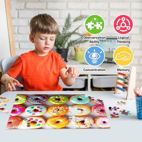 Jeaiciro 100 Piece Puzzles for Kids Ages 5-8 & 8-10, Flower House Farm Jigsaw Puzzle, Large Piece Puzzles for Seniors & Adults, Educational Toy for Boys and Girls Family Fun Gift Set for Child in Saudi Arabia