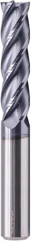 BestParts High Performance Solid Carbide Long End Mill, AlTiN Coated, 4 Flute, 30 Degree Helix, 3/4" Cutting Diameter, 3/4" Shank Diameter, 3" Length of Cut, 6" Overall Length in Saudi Arabia