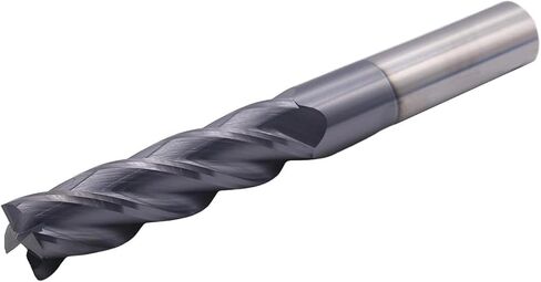 BestParts High Performance Solid Carbide Long End Mill, AlTiN Coated, 4 Flute, 30 Degree Helix, 3/4" Cutting Diameter, 3/4" Shank Diameter, 3" Length of Cut, 6" Overall Length in Saudi Arabia