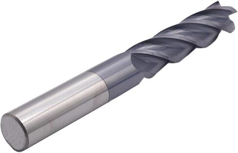 BestParts High Performance Solid Carbide Long End Mill, AlTiN Coated, 4 Flute, 30 Degree Helix, 3/4" Cutting Diameter, 3/4" Shank Diameter, 3" Length of Cut, 6" Overall Length in Saudi Arabia
