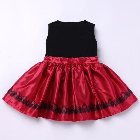 Kids Girls Deluxe Halloween Costume Dress with Red Hood Cape Cloak Traditional Fairy Tale Princess Cosplay Outfits in Saudi Arabia