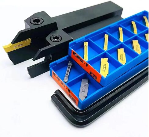 MGEHR1010 MGEHR1212 MGEHR1616 MGEHR2020 MGEHR2525 Outer Grooving Tool Handle Carbide Insert, 10PCS Inserts Turning Tool(MGEHR2020-3,NO Insert) in Saudi Arabia