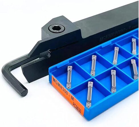 MGEHR1010 MGEHR1212 MGEHR1616 MGEHR2020 MGEHR2525 Outer Grooving Tool Handle Carbide Insert, 10PCS Inserts Turning Tool(MGEHR2020-3,NO Insert) in Saudi Arabia