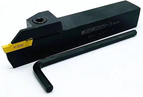 MGEHR1010 MGEHR1212 MGEHR1616 MGEHR2020 MGEHR2525 Outer Grooving Tool Handle Carbide Insert, 10PCS Inserts Turning Tool(MGEHR2020-3,NO Insert) in Saudi Arabia