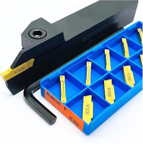 MGEHR1010 MGEHR1212 MGEHR1616 MGEHR2020 MGEHR2525 Outer Grooving Tool Handle Carbide Insert, 10PCS Inserts Turning Tool(MGEHR2020-3,NO Insert) in Saudi Arabia