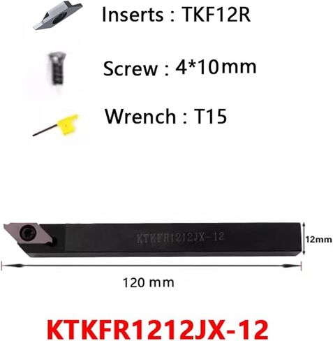 أداة مخرطة KTKFR KTKFR1010JX12 KTKFR1212 KTKFR1616 KTKFR2020 JX12 jx16 استخدم TKF12R TKF16R إدراج القطع في الانتقال (KTKFR202020JX-16) in Saudi Arabia