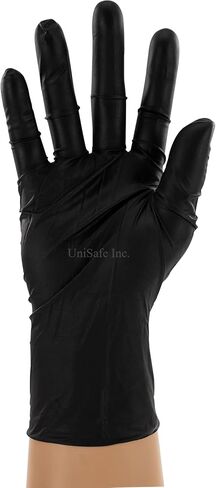 TopGrip HD 7 Mil Heavy-Duty Black Nitrile Exam Gloves, Disposable, Case/1000 (1000, Extra Large) in Saudi Arabia