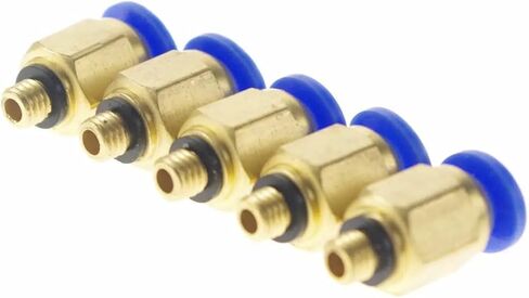 5pcs 1/8 1/4 3/8 1/2 بوصة لتناسب الأنبوب O/D 4/6/8/10/10/12MM PUSHFIT CONNECTOR UNION ENCROMER EQUISE FITTING (FIT TUBE OD 12MM ، 1/2 ") in Kuwait