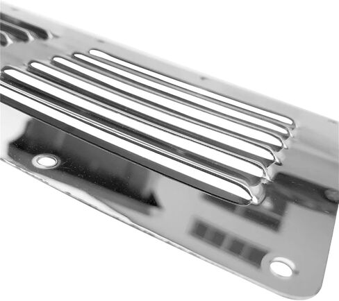 Boat Accessories 2X Stainless Steel Air Vent Grille Wall Ducting Cover Ventilation Louvre 4.53 * 9.13 Inches in Saudi Arabia