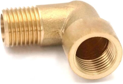 1/8 1/4 3/8 1/2 3/4 1 بوصة كوع النحاس 90 درجة موصل موصل موصل المياه 2pcs (3/4 ") in Kuwait