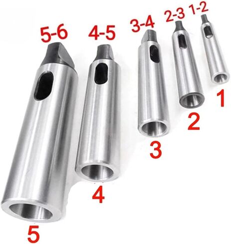 1PCS MT1 MT2 MT3 MT4 MT5 SLEEVE ARBOR MORSE ADAPTER ADAPTER تقليل الأكمام لمواجهة أداة MORSE TAPER SHANK (MT1-MT4) in Saudi Arabia
