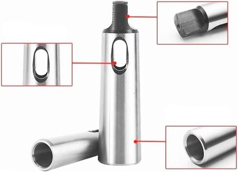 1pcs MT1 MT2 MT3 MT4 MT5 Sleeve Arbor Morse Taper Adapter Reducing Sleeve for Morse Taper Sleeve Shank Tool Handle(MT1-MT2) in Saudi Arabia
