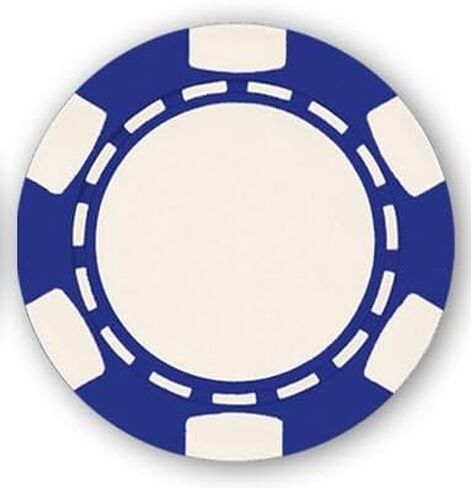 Da Vinci 6 Spot Clay Composite 11.5 Gram Poker Chips ، 100 رقائق فارغة للطباعة للأشعة فوق البنفسجية مباشرة أو ختم ساخن (أخضر) in Kuwait