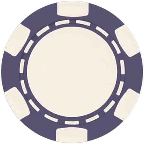 Da Vinci 6 Spot Clay Composite 11.5 Gram Poker Chips ، 100 رقائق فارغة للطباعة للأشعة فوق البنفسجية مباشرة أو ختم ساخن (أخضر) in Kuwait
