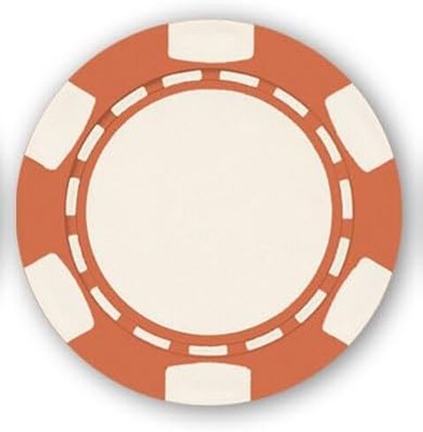 Da Vinci 6 Spot Clay Composite 11.5 Gram Poker Chips ، 100 رقائق فارغة للطباعة للأشعة فوق البنفسجية مباشرة أو ختم ساخن (أخضر) in Kuwait