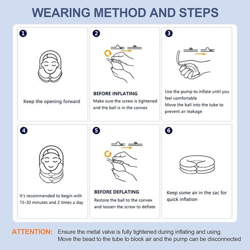 نقالة الرقبة لتخفيف الألم ، جهاز الجر القابل للنفخ القابل للضبط ، دعامة الرقبة للاستخدام المنزلي ، تدعم إزالة الضغط على الرقبة ومواءمة العمود الفقري ， الهدايا للنساء (رمادي) in Kuwait