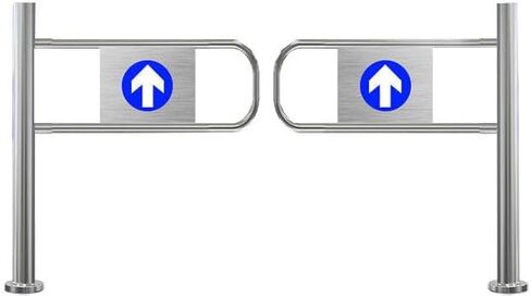 Automatic Spring-Loaded Safety Swing Gate for Supermarkets, Libraries & Scenic Areas - 1-Way Closing Door, 140x100cm, Secure Entrance Solution in Kuwait