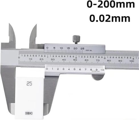 Calipers 530-119 Measurement Scale Gauges Vernier Caliper 6in 0-150mm 200mm 300mm Tool(0-200mm 0.02mm) in Kuwait