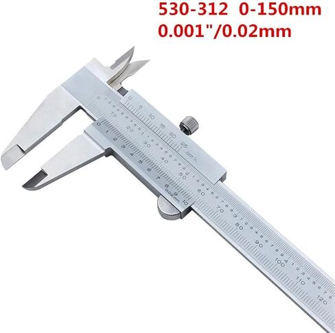 Vernier Caliper 0.02mm 6 "0-150mm 530-312/118/119 أدوات قراءات أدوات القياس (150 مم 530-312) in Kuwait