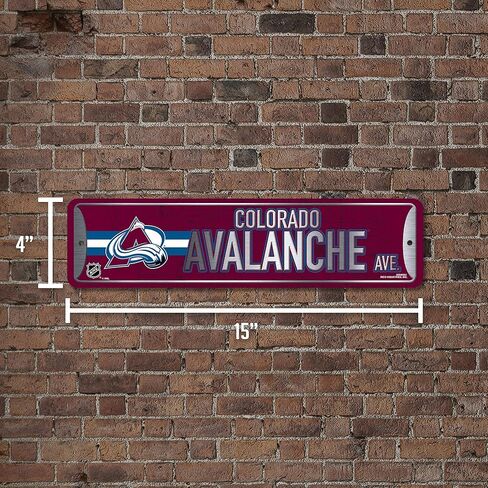 Rico Industries NCAA Villanova Wildcats Metal Street Sign 4" x 15" Home Décor - Bedroom - Office - Man Cave in Saudi Arabia