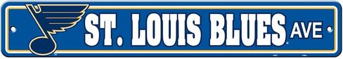 Fremont Die NHL St. Louis Blues Street Sign, One Size, Multicolor in Saudi Arabia