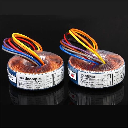 50W Dual 6V 9V 12V 18V 25V 55V Ring Transformer 50VA (50W Dual 18V) in Saudi Arabia