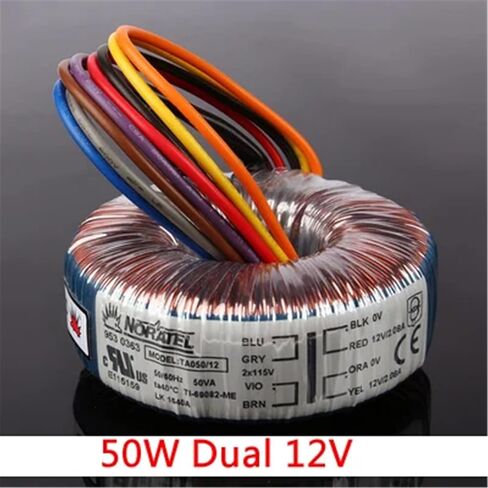 50W Dual 6V 9V 12V 18V 25V 55V Ring Transformer 50VA (50W Dual 18V) in Saudi Arabia