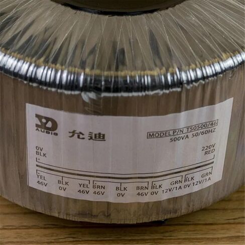 500W Ring Cow 230v to Double 46v Two Groups of Single 12v Three Groups of Pure Copper Wire Foot Power toroidal Transformer in Saudi Arabia