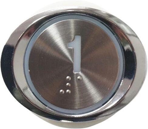AN102 Elevator COP LOP Push Buttons P17731 Lift Spare Parts Oval Button Blue Light Open Close Door in Saudi Arabia