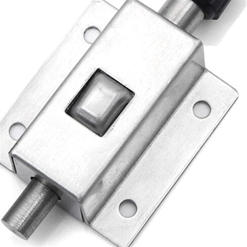 Stainless Steel Automatic Bolt Theft Door Bolt Locking Door Buckle Spring Bolt Door Locks Latch 1Pcs in Saudi Arabia