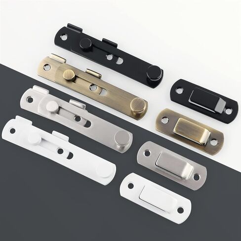 Thicker Door Lock Slide Gate Latch Tiny Door Bolt Stainless Steel for Wooden Garden Shed Locks 1Pcs(Antique Bronze) in Saudi Arabia