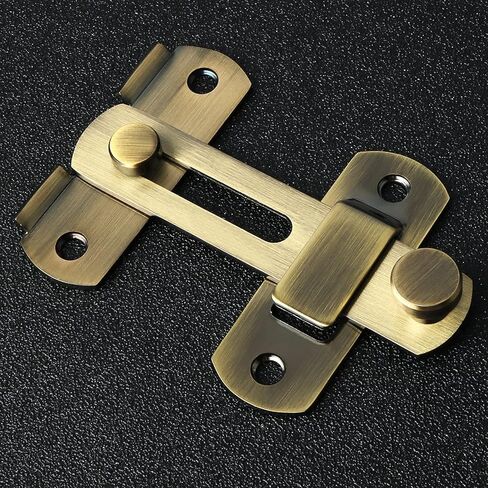 Thicker Door Lock Slide Gate Latch Tiny Door Bolt Stainless Steel for Wooden Garden Shed Locks 1Pcs(Antique Bronze) in Saudi Arabia