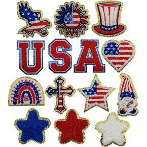 16PCS Pink Preppy Iron on Patches Embroidered Sew on Patch Applique Embellishments for Hats Clothing Jackets Backpacks and DIY Decorations(16PCS Pink Preppy)