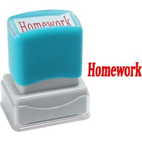 Classwork Stamp YQBOOM Homework Stamper Self-Inking Rubber Teacher Grading Stamp Teacher Supplies – Please Complete and Return