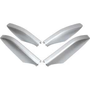 NewYall Pack of 4 Sliver Top Side Roof Luggage Cargo Rack Rail End Cover Cap Shell Trim