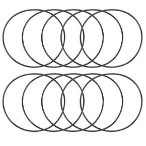 uxcell Nitrile Rubber O-Rings 65mm OD 62mm ID 1.5mm Width Metric Sealing Gasket, Pack of 10